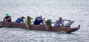 40s crew in the Kaneohe regatta.