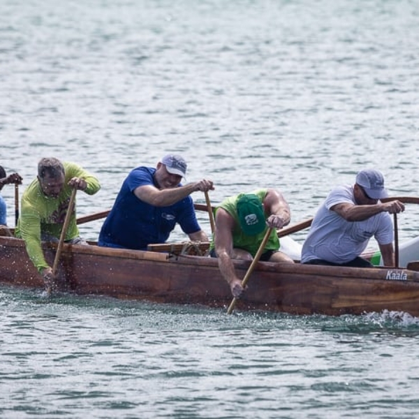 40s crew in the Kaneohe regatta.